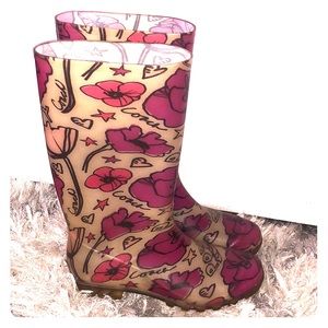 Coach Poppy Rain boots!